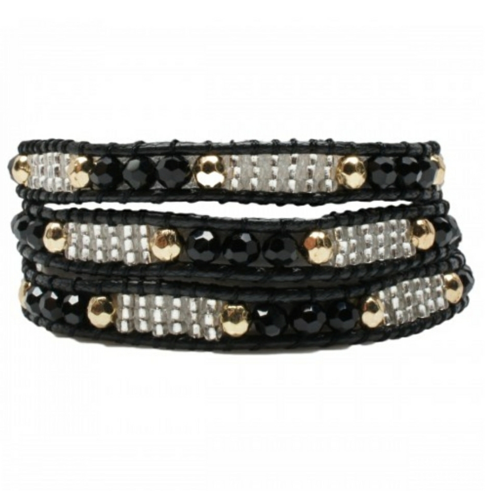 New Handmade Katie Soleil 3 Wrap Bracelet Hairband